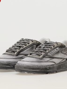Reebok Classic Leather Metallic Grey Sneakers